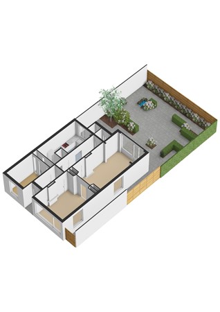 Floorplan - Wilhelminaweg 12, 3441 XC Woerden